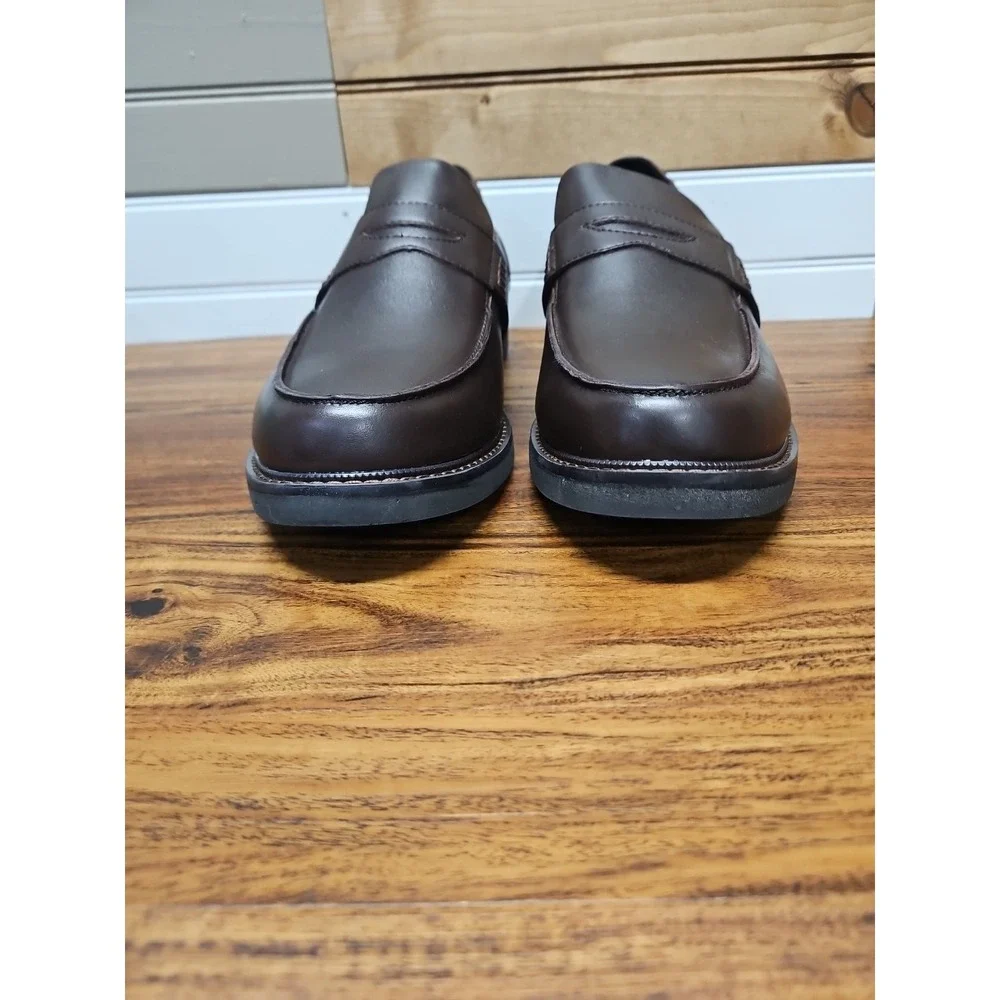 Apex Penny Loafer Oxford LT210M Mens Size 11.5 Brown Diabetic Orthopedic